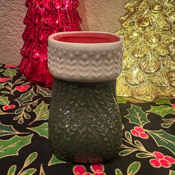 Kirkland’s Home Green Knit Stocking Mug - Picture 4 of 7